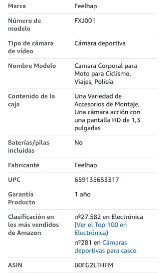Cámara corporal