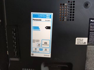 Televisión Panasonic Viera 32" Negra