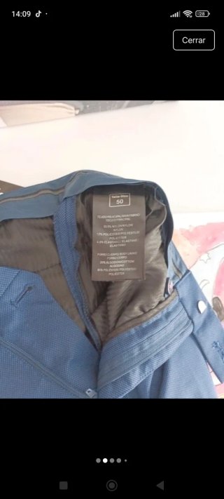 Traje TZ Azul Talla M