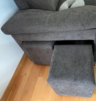Sofá modular gris tela (Solo recogida)