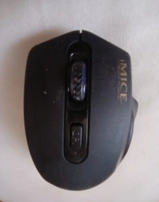 Ratón inalámbrico negro