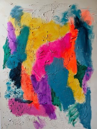 Cuadro abstracto GRANDE (100x70cm).