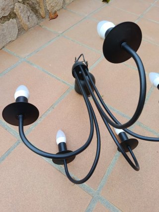Lámpara colgante negra Ikea