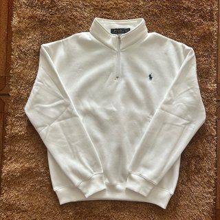 Quarter-Zip White Polo Ralph Lauren
