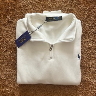 Quarter-Zip White Polo Ralph Lauren
