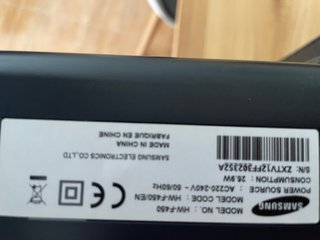 Samsung TV 46” y Barra de Sonido