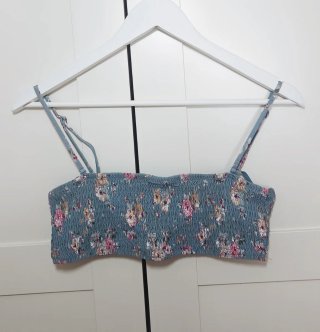 Bikini Oysho azul floral Talla L