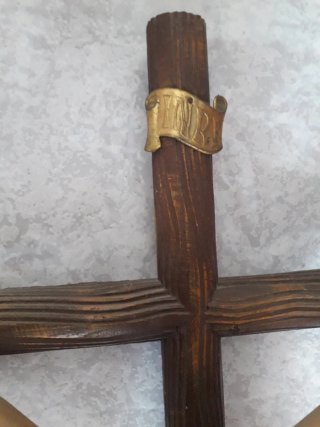 Crucifijo de pared vintage