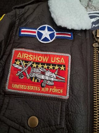 Chaqueta aviador bebé Airshow USA