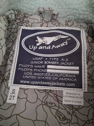 Chaqueta aviador bebé Airshow USA