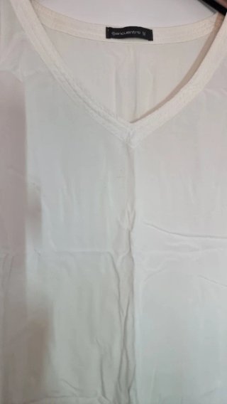 Camiseta sin mangas blanca Encuentro M