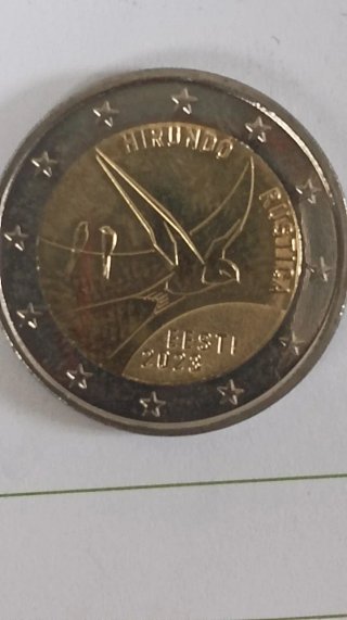 Moneda 2€ Estonia Hirundo Rustica 2023