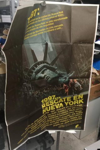 Cartel Cine 1997 Rescate en Nueva York Original