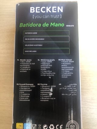 Varinha Mágica Becken 600W BHB4578