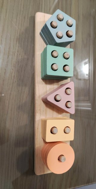 Juego de encaje Montessori madera