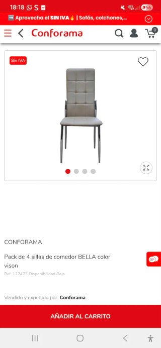 4 Sillas comedor para restaurar