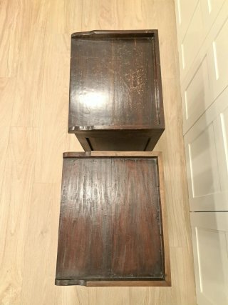 Mesitas de noche Becara madera (2uds)