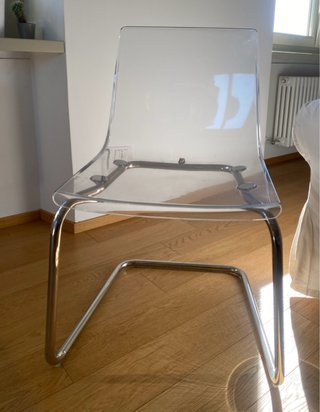 Sedie Ikea Tobias Trasparenti