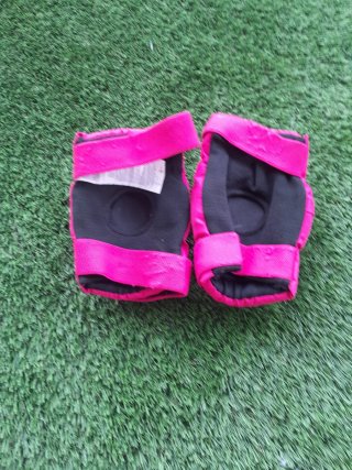 Protecciones Patinaje Talla XS Rosa Fucsia