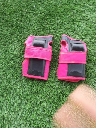 Protecciones Patinaje Talla XS Rosa Fucsia