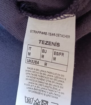 Camiseta Pijama Hombre Tezenis Azul Marino Talla M