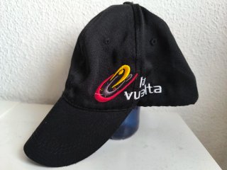 Gorra La Vuelta Negra Velcro Ajustable
