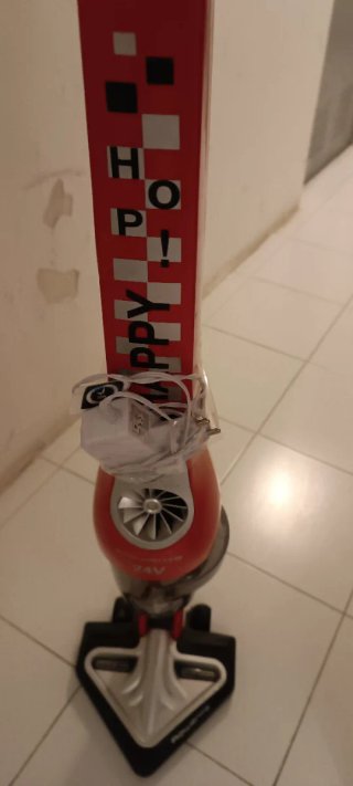 Aspiradora escoba roja