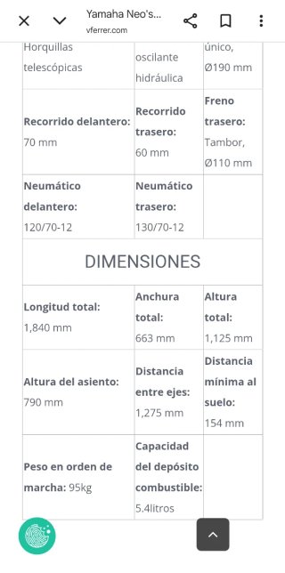 Yamaha Neos Plata 49cc.  En perfecto estado.