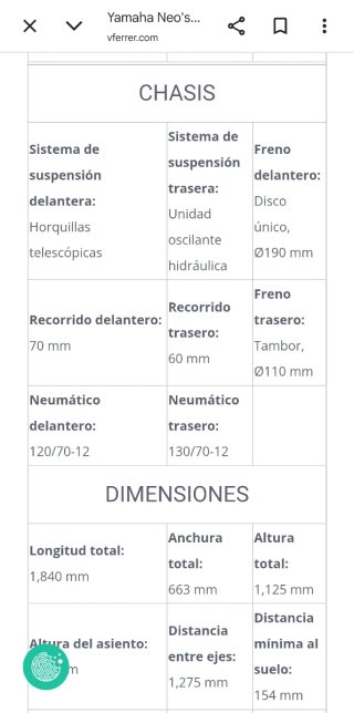 Yamaha Neos Plata 49cc.  En perfecto estado.
