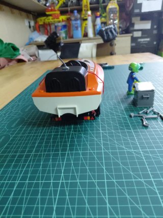 Barca Playmobil con remolque