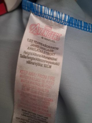 Camiseta Piscina Bebé Capitán América Marvel