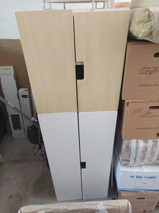 Armario modular madera y plástico