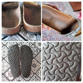 Birkenstock Madrid Sandalias-Narrow Fit-Silver 40.