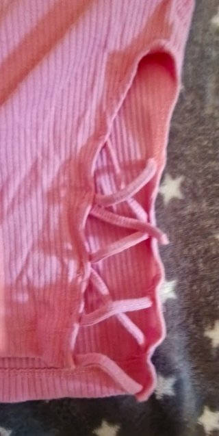 Camiseta corta rosa Inside