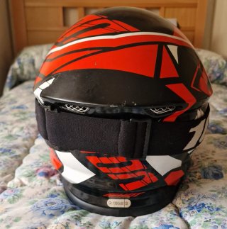 Casco Motocross Shot Talla S + Gafas 100%