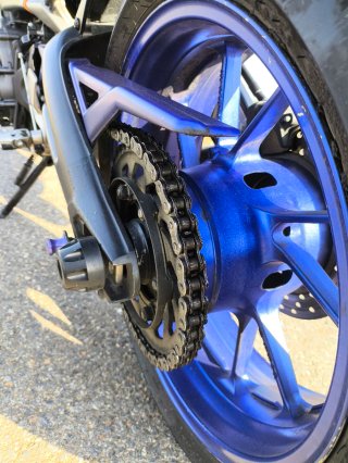 Yamaha MT-09 Naked Azul y Negra