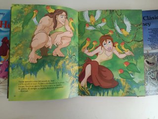 Tres libros clásicos Disney.
