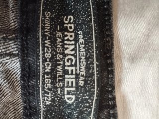 Pantaloni in tela