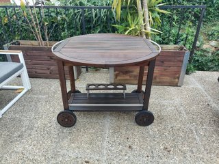 Carrito camarera / Mesa plegable exterior