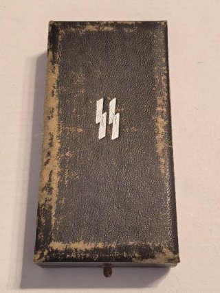 Militaria Medalha SS 12 anos em prata no estojo