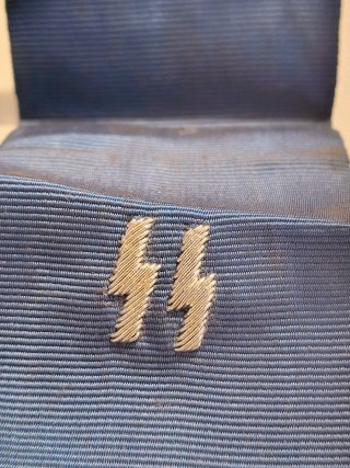 Militaria Medalha SS 12 anos em prata no estojo