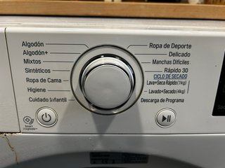 Lavasecadora LG 8 kg Direct Drive 2 en 1
