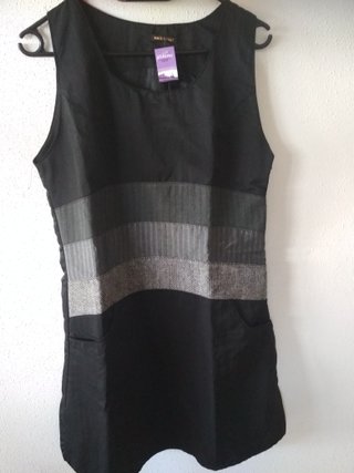 Vestido Avalon Negro y Gris
