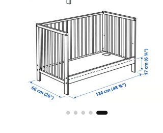 Cuna IKEA GULLIVER para bebé