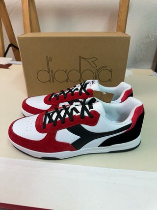 Diadora Scarpe Uomo numero 46 Rosse Bianche nuove
