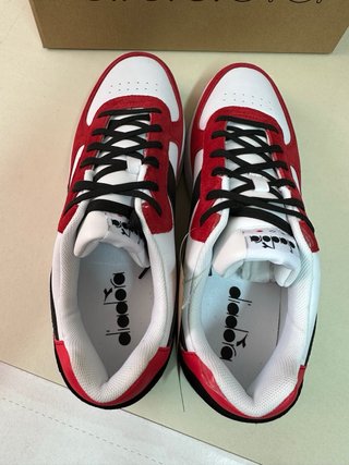 Diadora Scarpe Uomo numero 46 Rosse Bianche nuove