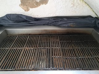 Barbacoa profesional metal acero inoxidable