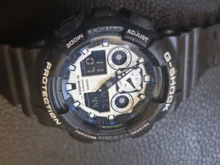 Orologio Casio G-Shock GA-100BW-1AER Uomo
