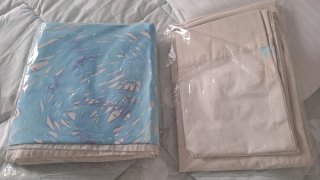 Conjunto funda Nórdica 105cm + bajera + almohadón