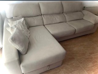 Sofá modular beige tela